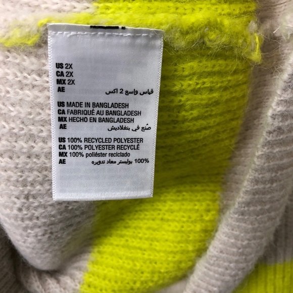 On Running Striped Sweater - Bright Yellow and Beige - Picture 4 of 6